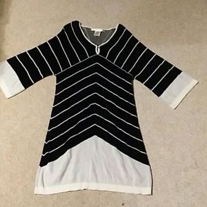 Studio M sweater dress striped size S